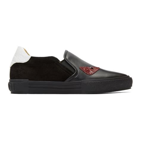 fendi black bag bugs slip on sneakers|fendi peekaboo bag sizes.